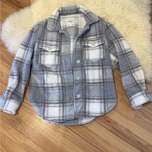 Abercrombie & Fitch plaid shacket